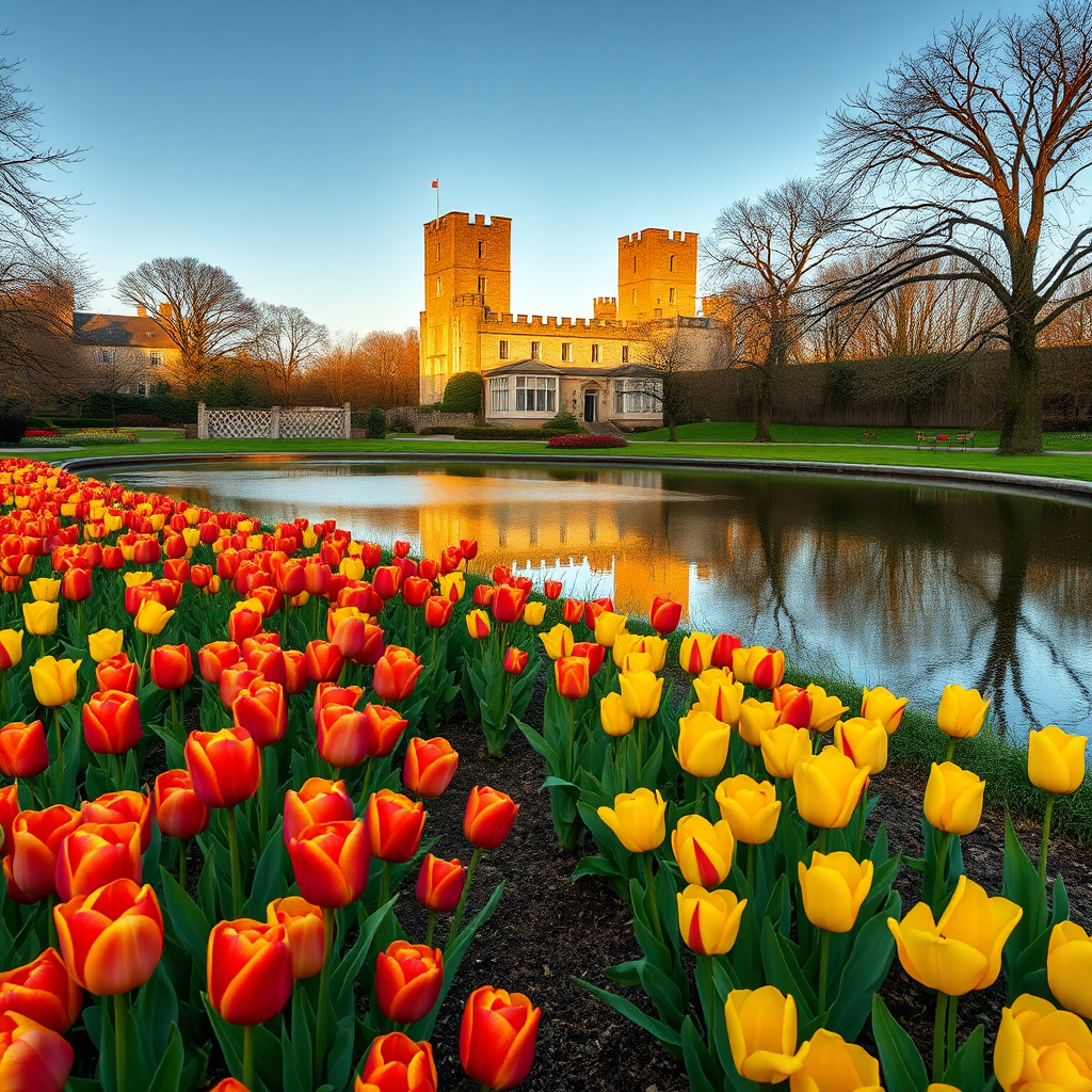 Vibrant tulip gardens showcased in stunning spring photographs